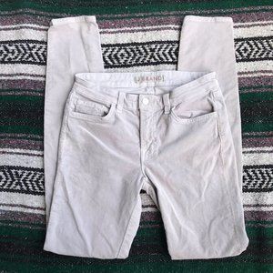 J Brand Light Grey Corduroys